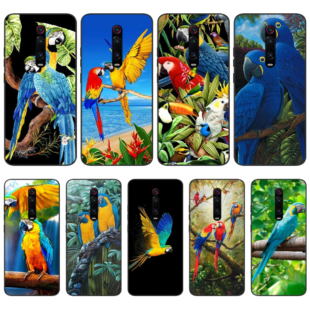 Чехол для телефона Viviana Tropical plants Toucan Parrot высокого качества Redmi K20 Note4 4X 5 5A 6 6PRO 7 8 8PRO |