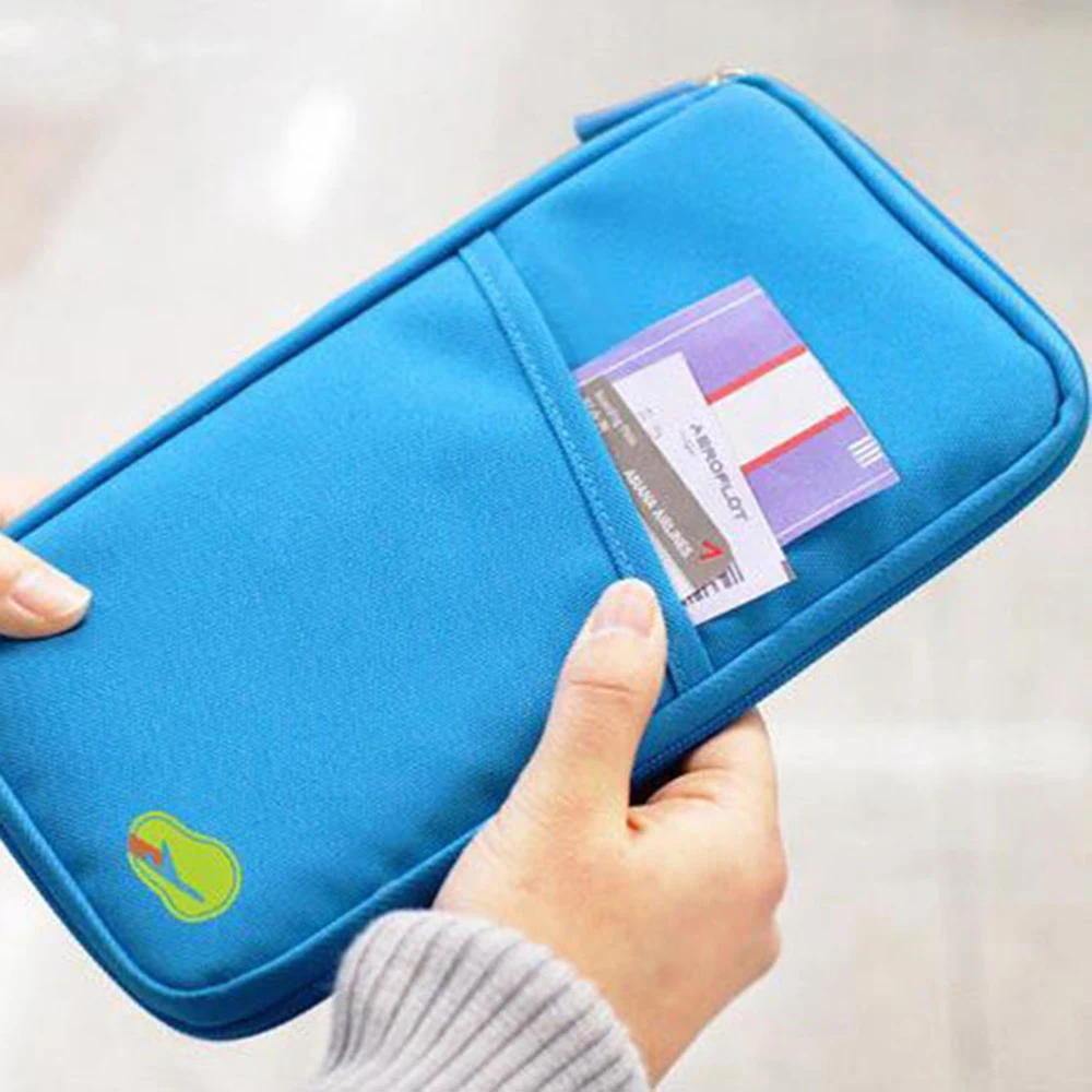 Дорожный органайзер для документов бумажник паспорта ID держатель карт билетов