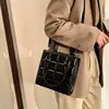 Fashion Plaid Square Women Handbag Pu Leather Shoulder Bag Designer Retro Large Capacity Crossbody Bag Casual Female Bag ► Photo 3/6