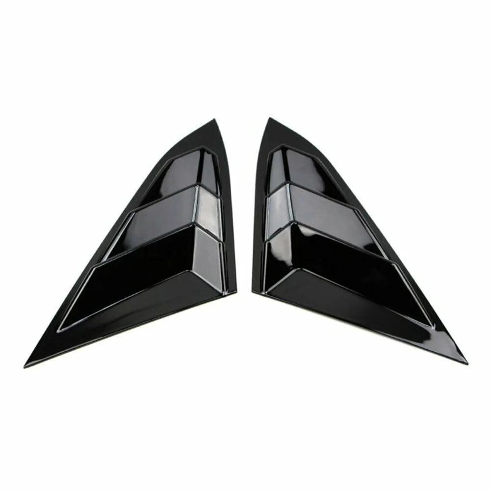 1 пара декоративных отделочных жалюзи глянцевый черный чехол для Honda Civic 2016