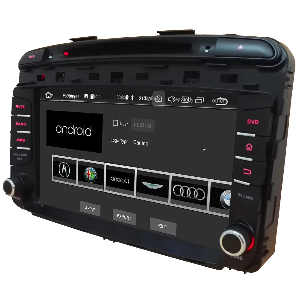 Klyde " ips 4G wifi Android 9,0 Восьмиядерный 4 Гб ОЗУ 64 Гб ПЗУ DSP BT автомобильный DVD мультимедийный плеер радио gps для Kia Sorento