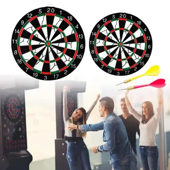 

12/15 Inch Sport double target dart magnetic flocking dartboard board double thickening Target Dart Accessories Safety Kids Toys