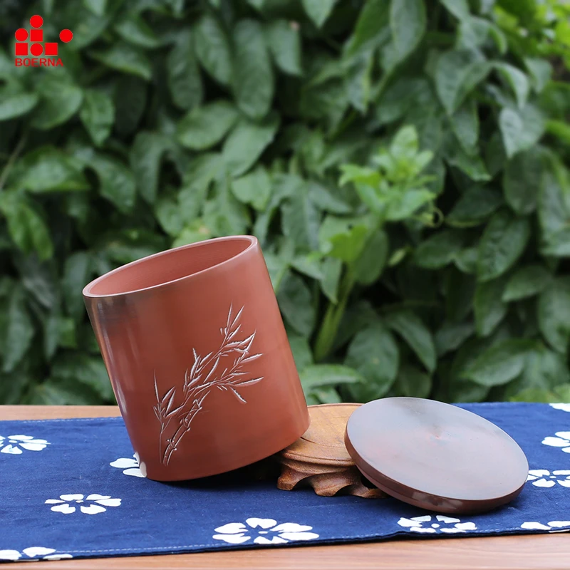 Керамический горшок для хранения иссинга керамический чайный горшок зеленый чай пуэр место для чая охрана окружающей среды здоровье ручной работы theedoos lata