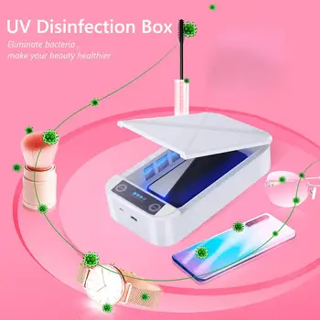 

Anti Bacteria Ultraviolet Ray Disinfection for Jewelry Watch Phone Aromatherapy Esterilizador UV Light Face Mask Sterilizer Box