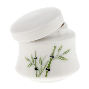 

Retro Floral Ceramic Storage Jars Pots Container for Makeup Face Powder, Tea, Sugar, Favors ,Herbs, Spices 25ML