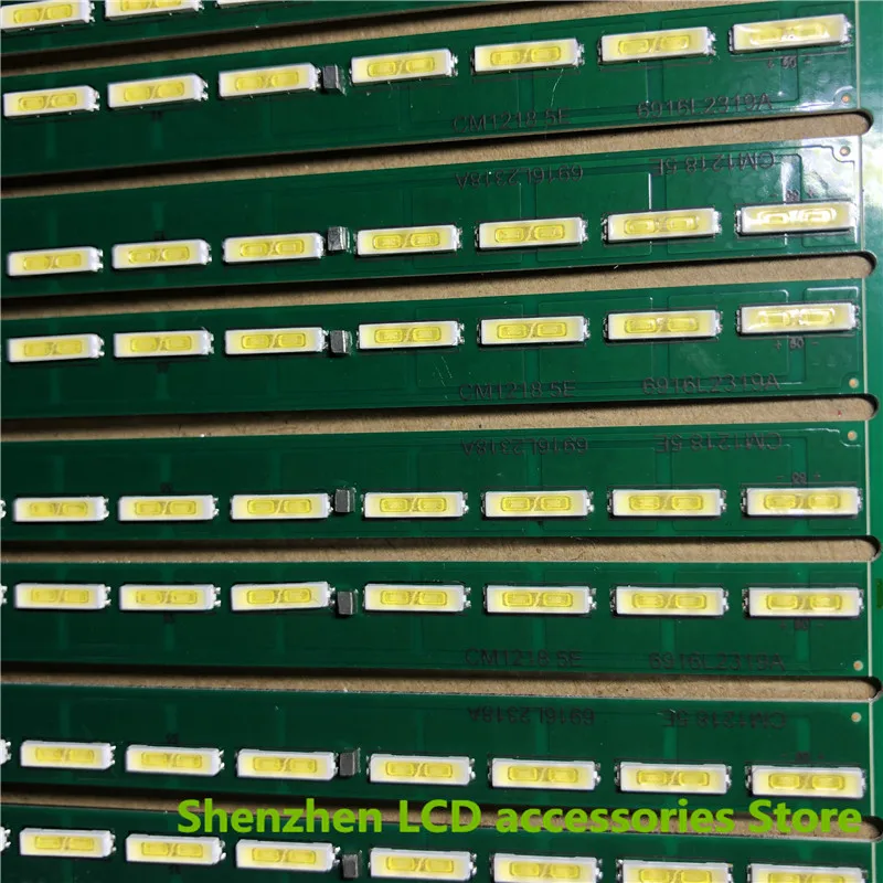 alumínio 100% nova tv lcd backlight barra lef t + direita