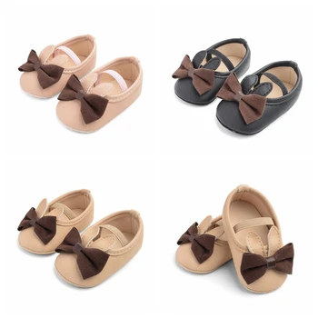 

Multicolor bowknot baby first walkers classic princess baby shoes soft bottom anti-slip toddler shoes infant kids crib shoes