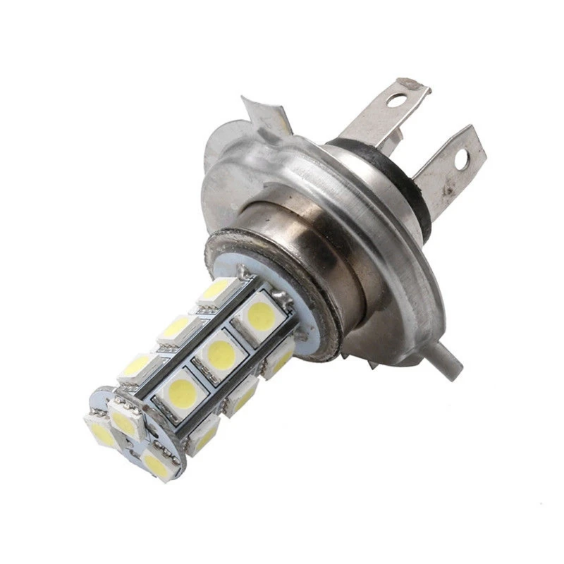 7000K 12V White RV Camper Headlight H4 5050 18 LED Light Bulbs Backup