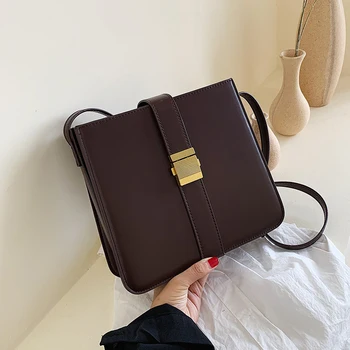 

Retro Fashion Female Big Bag 2019 New Quality PU Leather Women's Designer Handbags Ladies Casual Soild Shoulder Messenger Bags