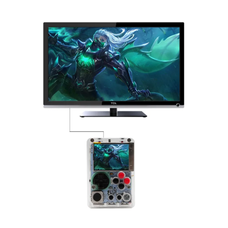 Mini Video Game Console 2.2-inch HD LCD Screen Raspberry Pi 3B Retro Handheld Game Player Built-in 10000+ Games