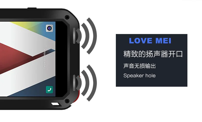 Алюминиевый металлический чехол LOVE MEI для LG V40 V30, мощный защитный противоударный водонепроницаемый чехол для LG V30 V40