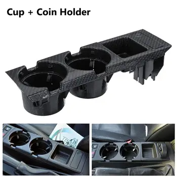 

Carbon Fiber Center Console Cup Holder Coin Box for BMW E46 3 Series 99-06