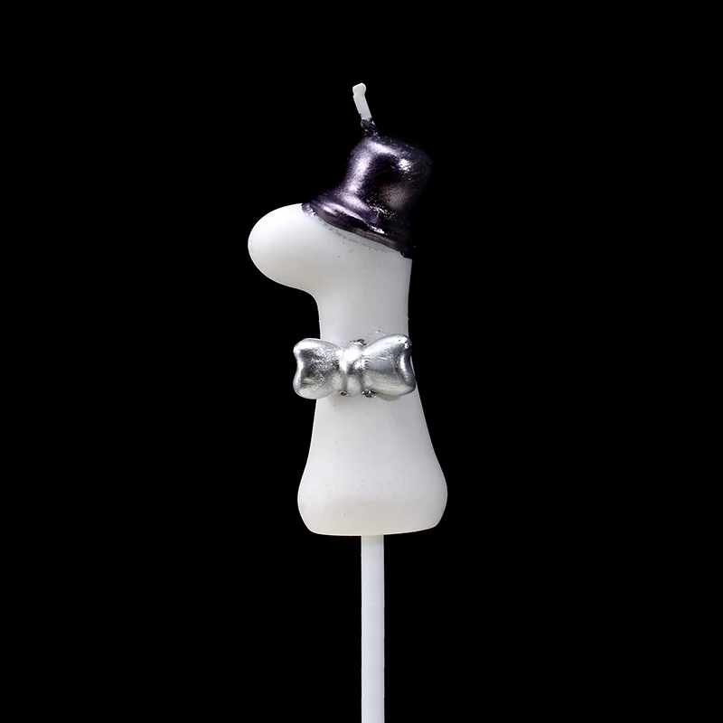 White 1 Cakelove, 1 шт., 0-9, свечи для торта, товары для дня рождения, украшения для торта, украшения для торта на годовщину, цифры торта, вечерние свечи - Цвет: White 1