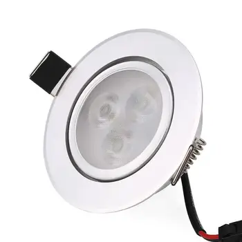 

3LED Dimmable 30 Degree Lens Ceiling Lamp Panel Down Light Bulb 330lm 80-250V