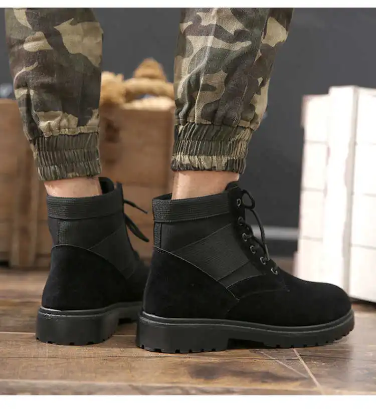 Мужские дезерты тактические военные ботинки Мужская Рабочая обувь Zapatos De Mujer черные ботинки Zapatos ботильоны на шнуровке армейские ботинки размер B1389