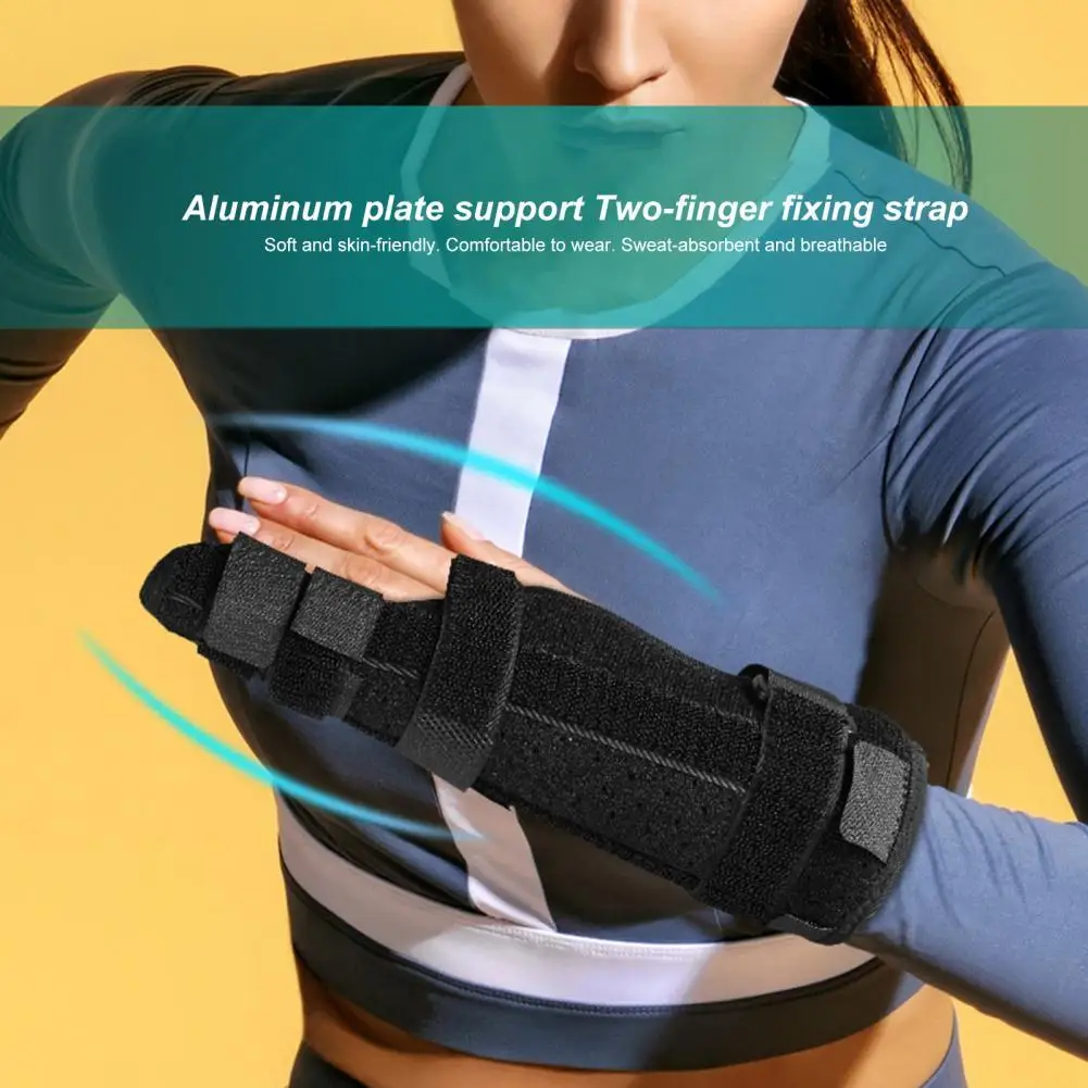 Practical Two Fingers Splint Durable Breathable Finger Pain Relief