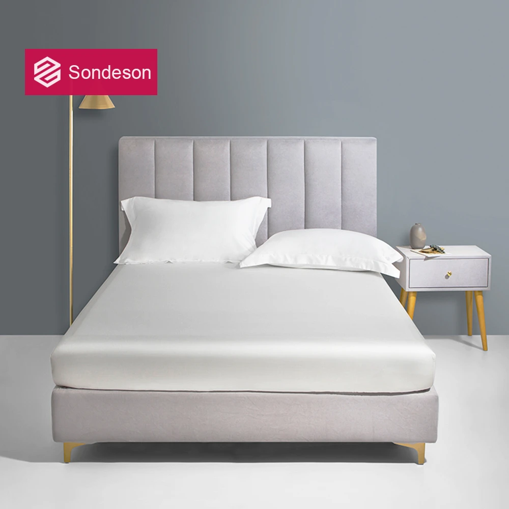 White Silk Fitted Sheet King White Silk Queen Bed Sheets Silk