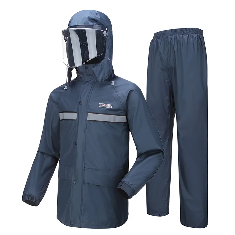Thick Pants Suit Raincoat Adults Zipper Unisex Bike Trousers Designer Fishing Chubasquero Hombre Rain Protection DL60YY | Дом и сад