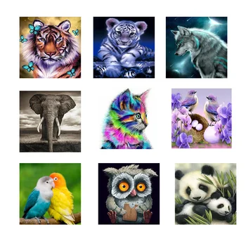 

3d Diamond Mosaic Home Decor Diamond Embroidery diy diamond Painting Cross Stitch kit Animal cartoon picture