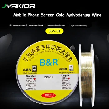 

Jyrkior High Toughness Cutting Line Gold Molybdenum Cutting Wire Separator LCD Glass For iPhone Samsung Screen Repair Hand Tool