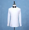 White Wedding Tuxedo Men Shirt French Cufflinks Long Sleeved Shirt Male Social Business Dress Work Men Business Shirts  Formal ► Photo 1/5