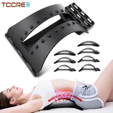 

Adjustment Back Massager Stretcher Neck Shoulder Back Lumbar Waist Spine Support Pain Relief Fitness Massage Equipment