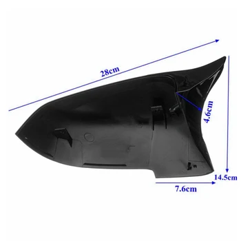 

For BMW F10 F11 2014-2017 Rear Mirror Covers ABS plastic Right Left Accessories Side view