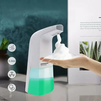 

Automatic Induction Touchless Soap Dispenser Liquid Foam Washer 350ML Touchless Bathroom Dispenser Smart Sensor Liquid Dispenser