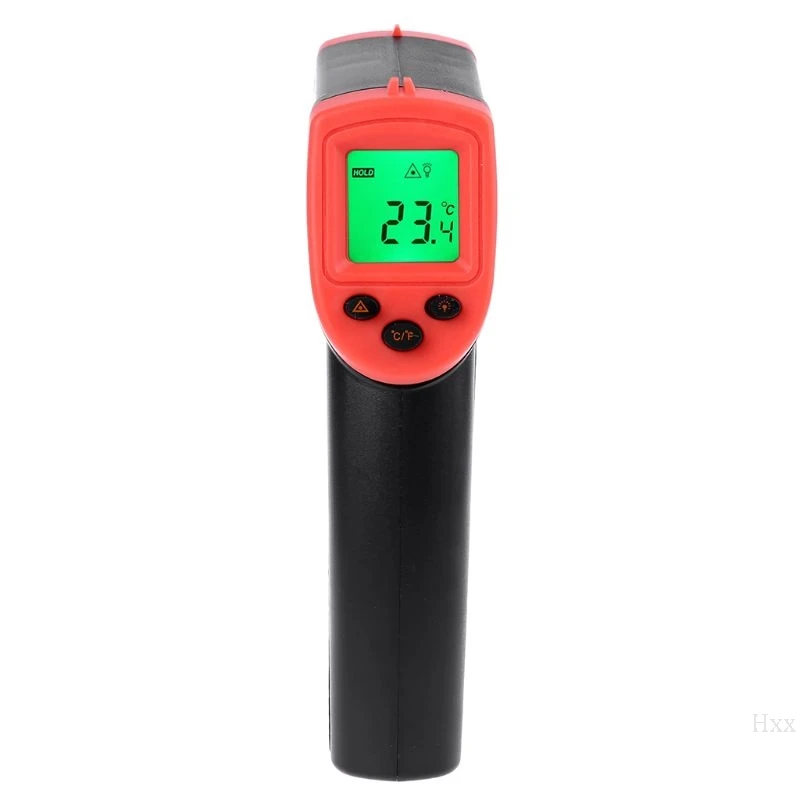 Digital Laser Infrared Thermometer-50~600 Degree Temperature Measuring Gun C/F Selection LCD Pyrometer Temperature Instrument