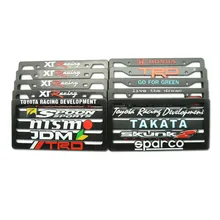 10 Стиль логотип плюс изящная 1 шт. номерной знак рамка для номера автомобиля авто номерной знак держатель яркие поднял надписи автомобильные аксессуары