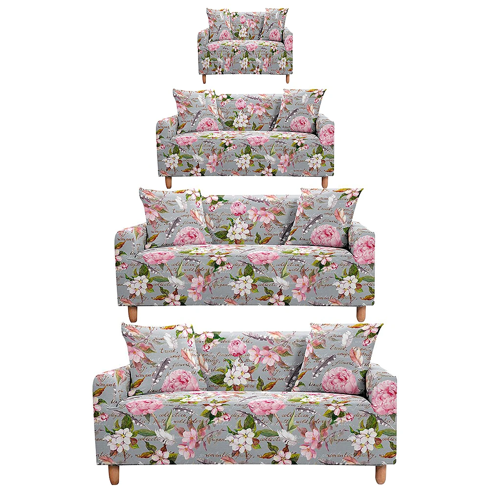 3D Digital Flowers Couch Cover 44 Chair And Sofa Covers