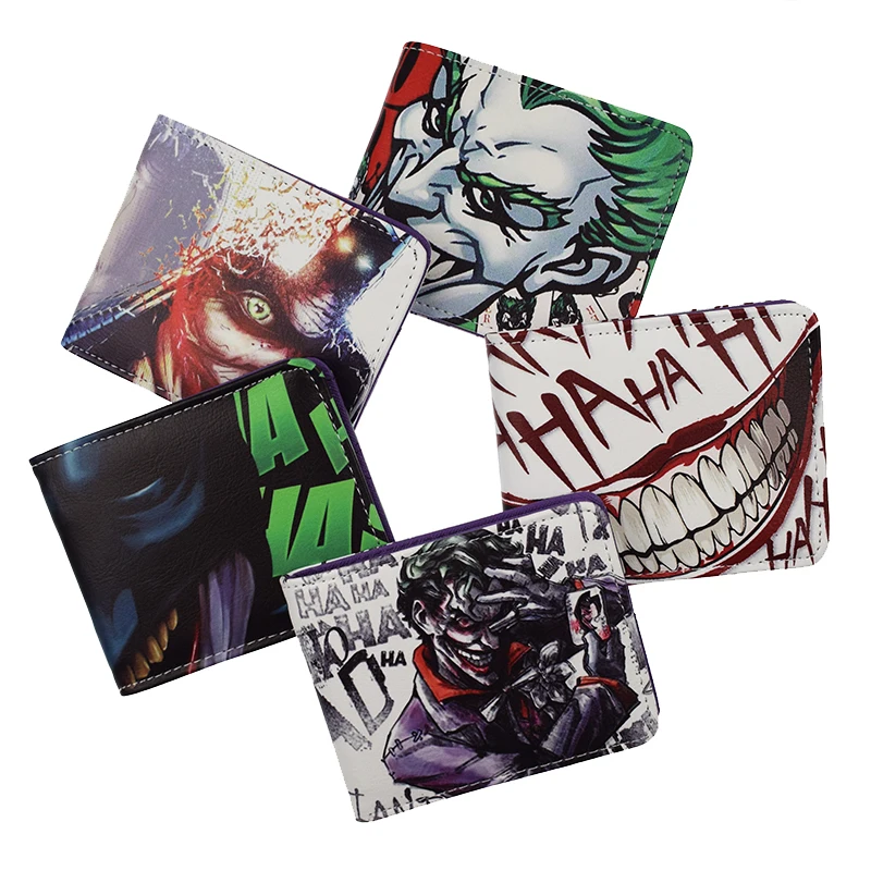 DC Joker кошелек высокого качества HAHAHA PU короткий кошелек кошельки для монет