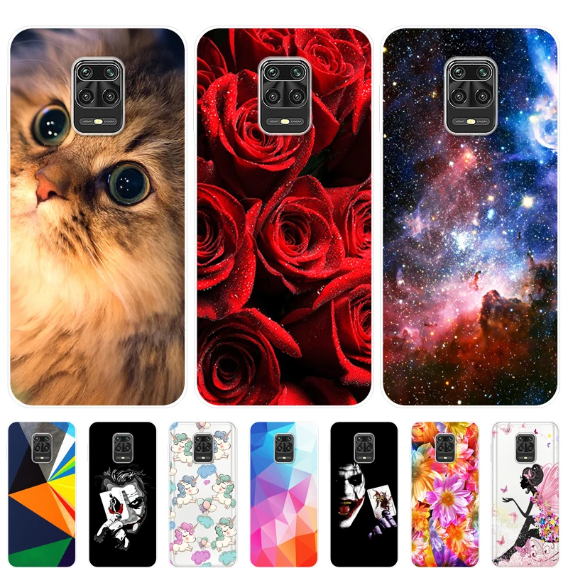 

For Xiaomi Redmi Note 9 Pro Max Case Silicone Soft TPU Back Cover Phone Case For Redmi Note 9s Note9 Case Protective Cover