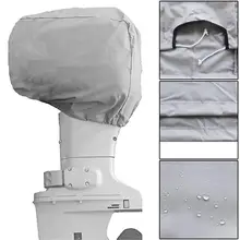 Cobertor impermeable de motor de embarcaciones, funda de protección contra lluvia de yates 10HP/40HP/100HP/200HP, accesorios para uso marino profesional