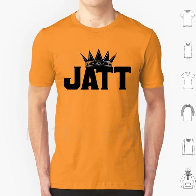 Jatt T Shirt Men Cotton 6Xl Jatt Singh 