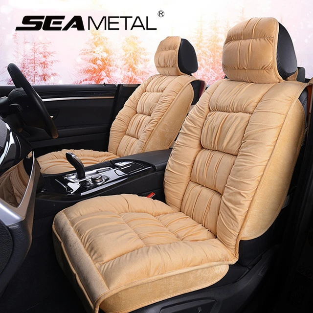 Weiche Plüsch Auto Sitzkissen Winter Wärme Sitze Pad Universal Auto Innen  Sitz Verdicken Warm Kissen Matte Auto Zubehör - AliExpress