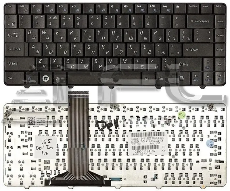 Клавиатура для ноутбука Dell Inspiron 11z 1110 (черная) | Компьютеры и офис