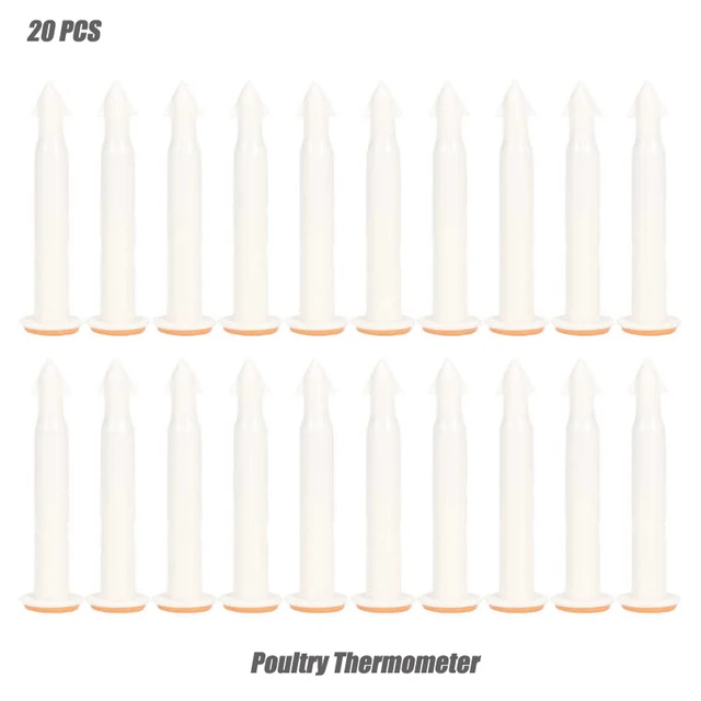 20Db Baromfi Pörkölt Csirke Hőmérő Eldobható Felbukkanó Főzési Hőmérsékletmérő Konyhai Kellékekhez