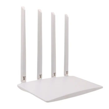 

Wireless Router 300Mbps WiFi Router Repeater 4 Antennas Signal Amplifier Network Extender for Home Office EU Plug