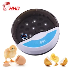 Newst totalmente automático led incubadora 9egg temperatura umidade incubadora de frango fazenda máquina acessórios para codorna pássaro