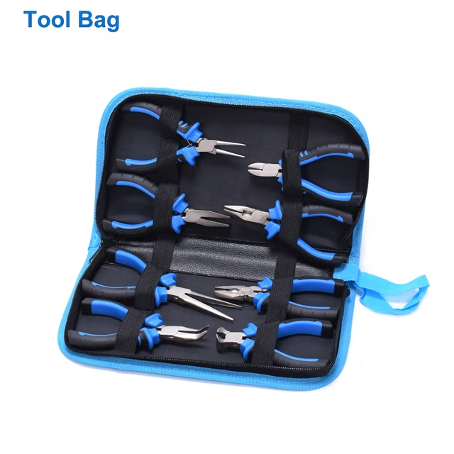 NEWACALOX 8PC Mini Pliers 4.5