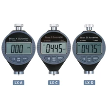 Портативный 0-100HA Shore Измеритель Твердости Цифровой Твердомер шкала для резины силикагель кожа с большим ЖК-дисплеем