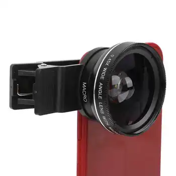

Mobile Phone Lens Kit 0.45X Super Wide Angle 10X Macro Lens High Definition for IOS/for Xiaomi