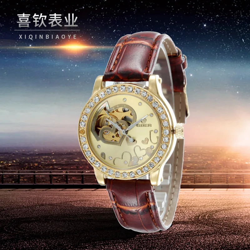 

Goer Fully Automatic Hollow out Analog Watch Women's Analog Watch Gn0005