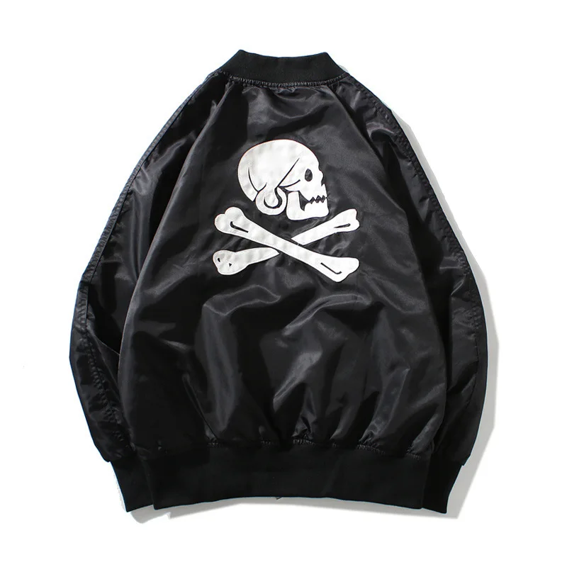 

Japanese-style Popular Brand Tokyo Limited Funds Skeleton Printed Joint-Thin Type for Spring And Autumn Coat Jacket