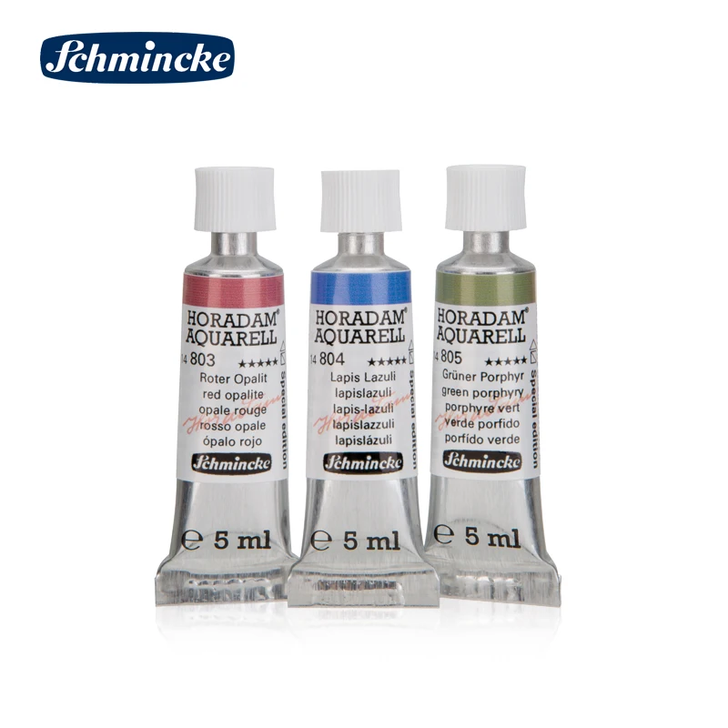 German Schmincke artist watercolor paint tube 15ml 5ml acquerello draw