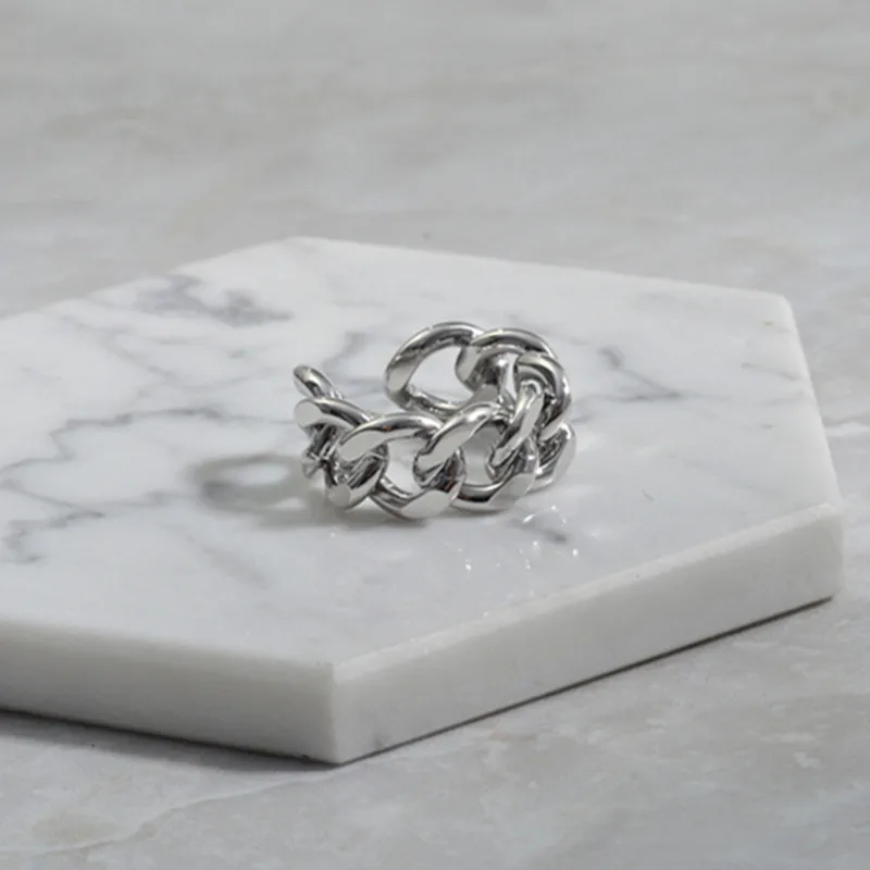 Vintage Ancient Silver Color Happy Smiling Face Open Rings for Women Punk Hip Hop Adjustable Ring Fashion Jewelry Best Gift 10