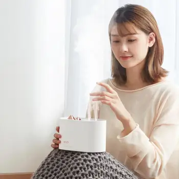 

Wireless Mountain Humidifier Portable USB Double Spray Port Humidifier For Home Car Travel