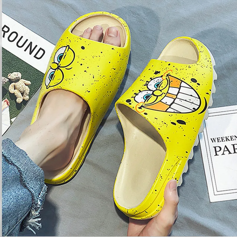 Zapatillas de coco Ripe para hombre y mujer, zapatos de playa a la moda con Red infrarroja, chanclas de verano de Barrio Sésamo, 2021