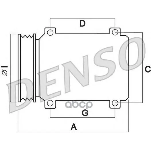 Компрессор Кондиционера Denso арт. DCP05080